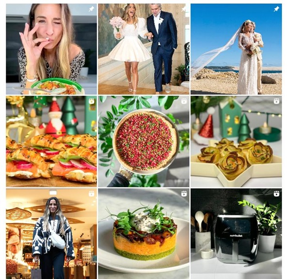 Instagram網(wǎng)紅推廣:法國(guó)美食類中腰部博主頻道內(nèi)容