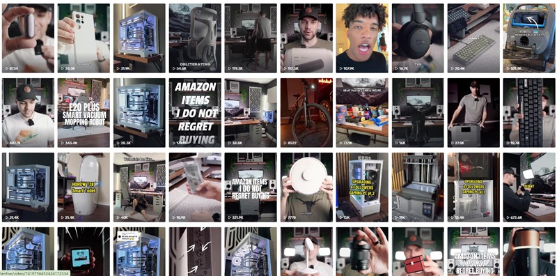 TikTok達(dá)人推廣:美國科技電子產(chǎn)品測評網(wǎng)紅博主頻道內(nèi)容