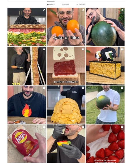 Instagram網紅:美國美食廚具類推廣網紅達人頻道內容