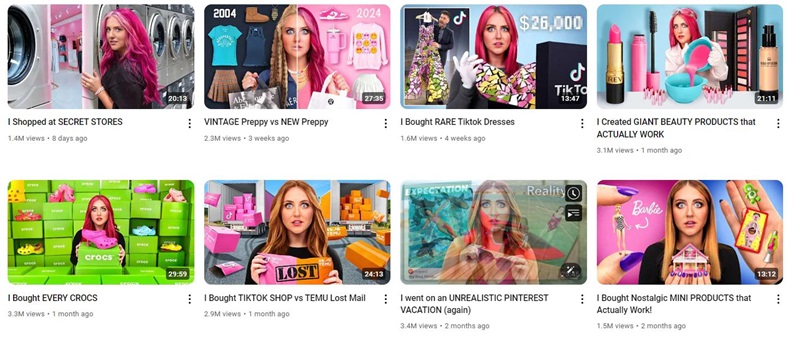 美國youtube網(wǎng)紅知名流行產(chǎn)品測評達人頻道內容