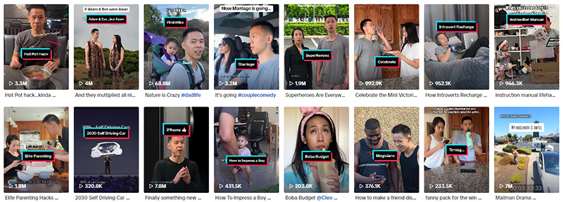 中國臺灣親子網(wǎng)紅博主tiktok出海網(wǎng)紅頻道內(nèi)容