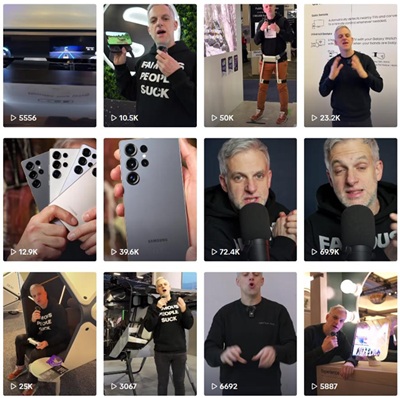 TikTok網(wǎng)紅推薦:法國科技消費(fèi)類電子測評推廣海外達(dá)人頻道內(nèi)容