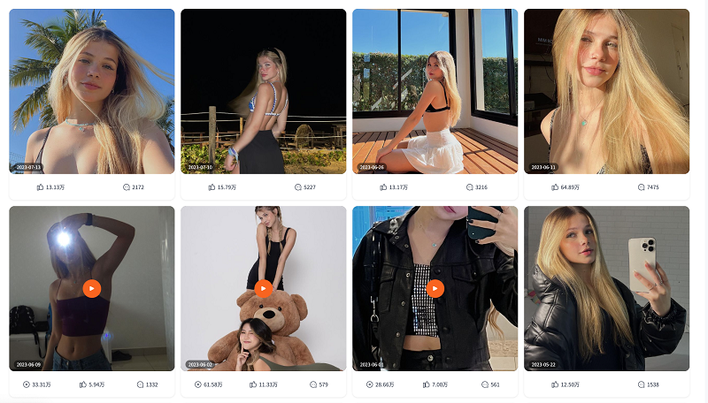 巴西旅游時(shí)尚紅人