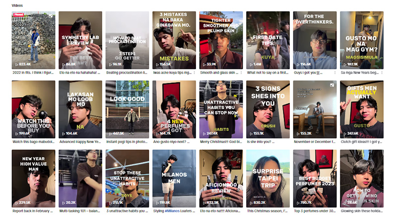 菲律賓健身海外網(wǎng)紅博主tiktok頻道